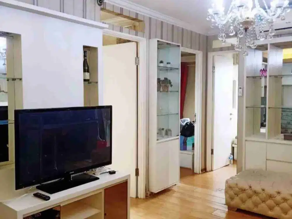 sewakan apart Green palace tahunan 3br full furnished view danau kota