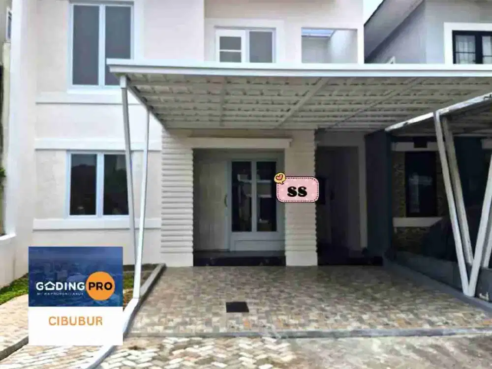 rumah kota wisata Cibubur. Like new siap huni