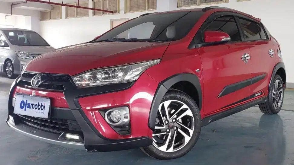TDP 9,JT, Toyota Yaris 1.5 TRD Sportivo Heykers Bensin-AT Merah 2017