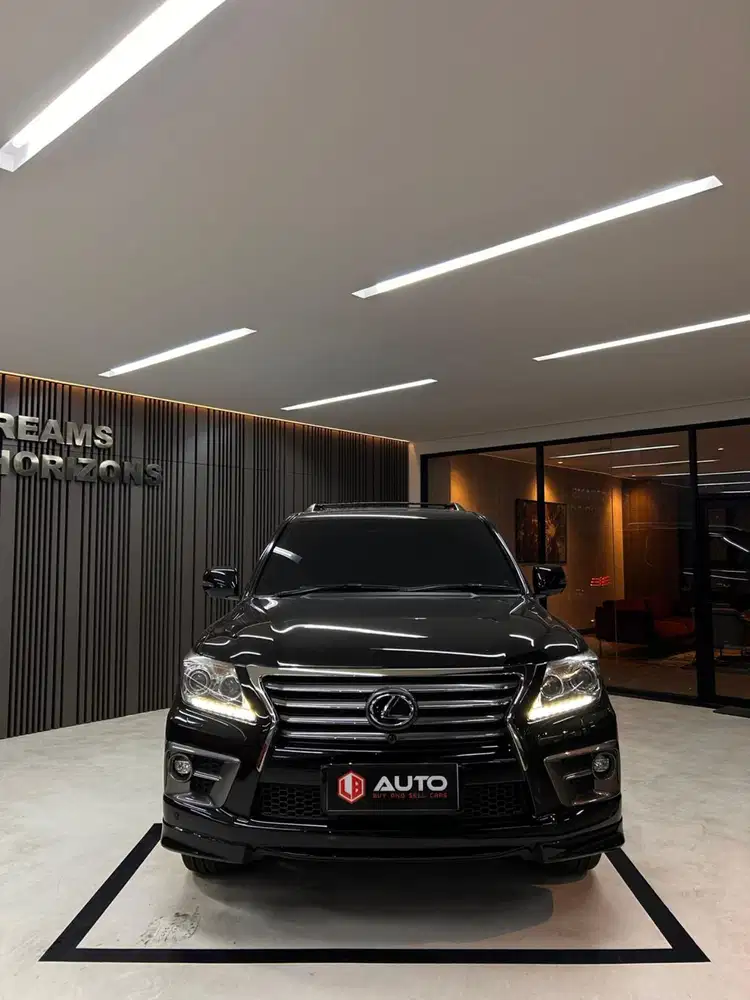 Lexus LX 570 LX570 F-Sport AT 2015 Hitam Km96rb B2612AAC Nik 2014