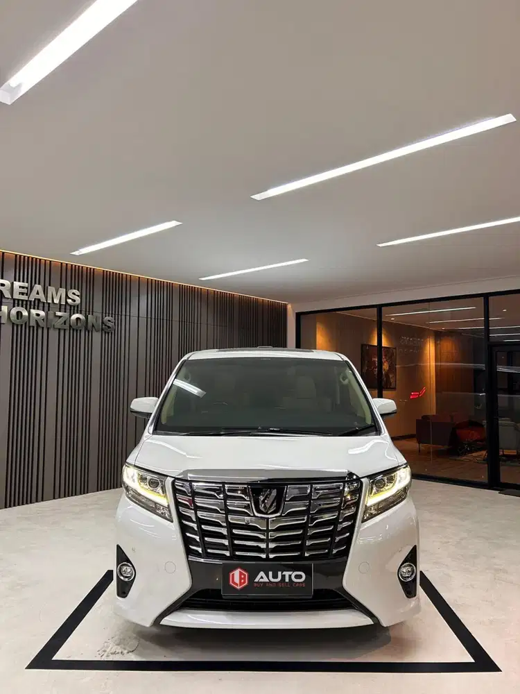 Toyota Alphard 2.5 G ATPM 2017 Putih Km85rb B217EAL