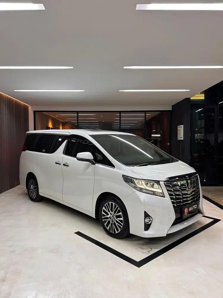 Toyota Alphard 2.5 G ATPM 2017 Putih Km85rb B217EAL