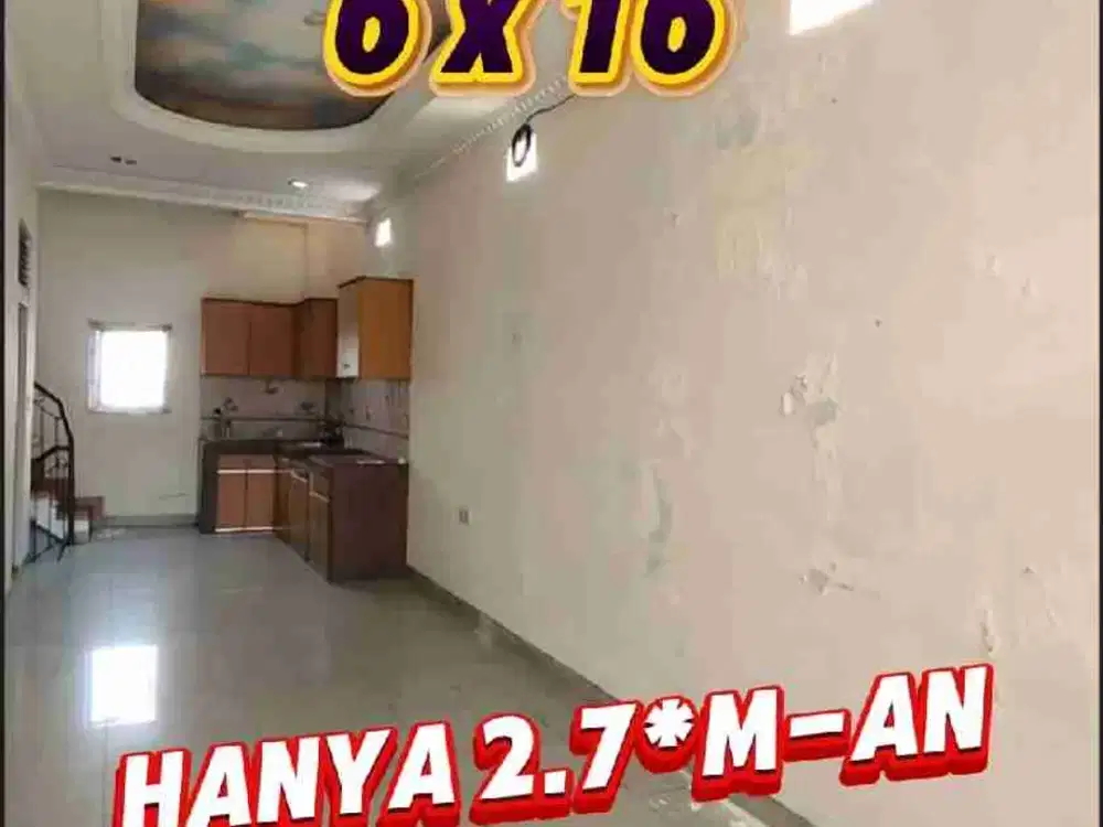 jual cepat rumah Sunter 3 lantai bagus 6 x 16 siap huni hanya 2.7*m-an