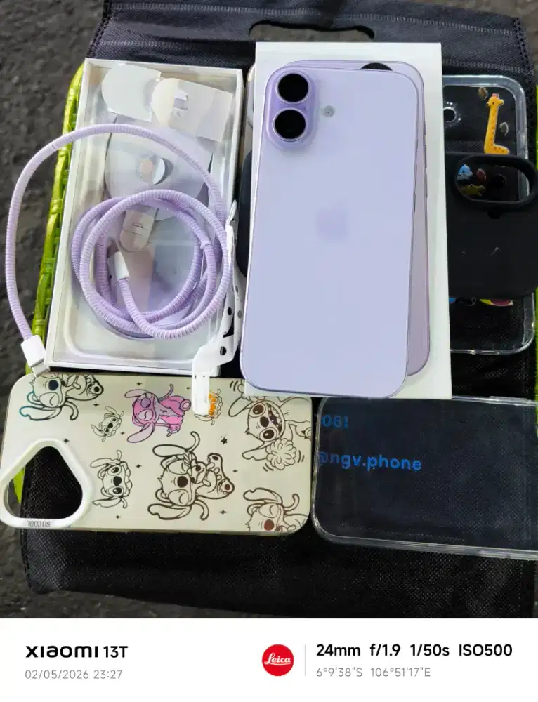 IPHONE 17 256GB RESMI IBOX LEVENDER
 BH 100% 
FULL ORI
Cc 84