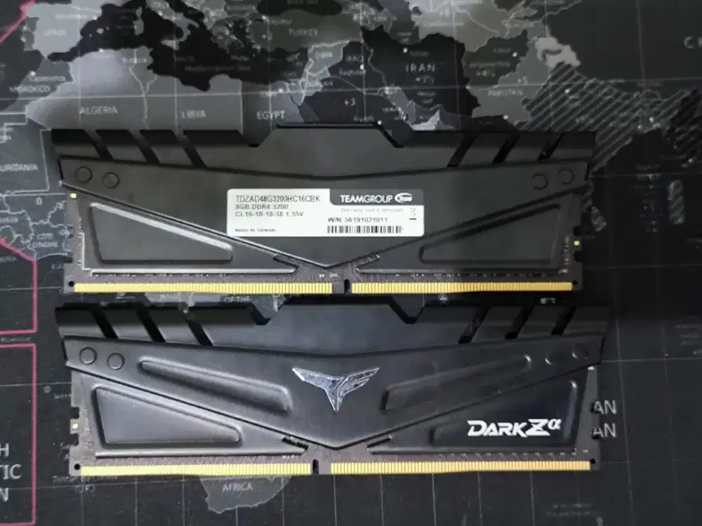 RAM Team T-Force Dark Z Alpha

2X8GB|16GB DDR4 3200Mhz RAM DDR 4 PC