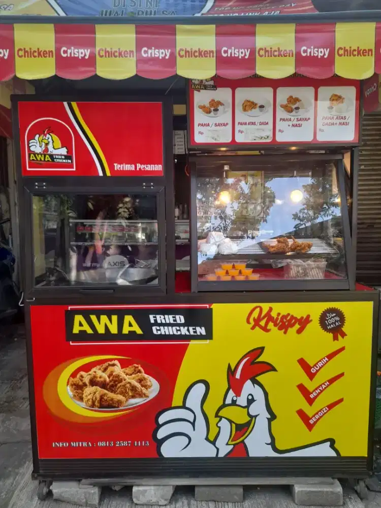 Jual gerobak chicken