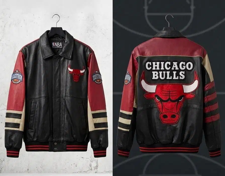 CHICAGO BULLS LEATHER JACKET