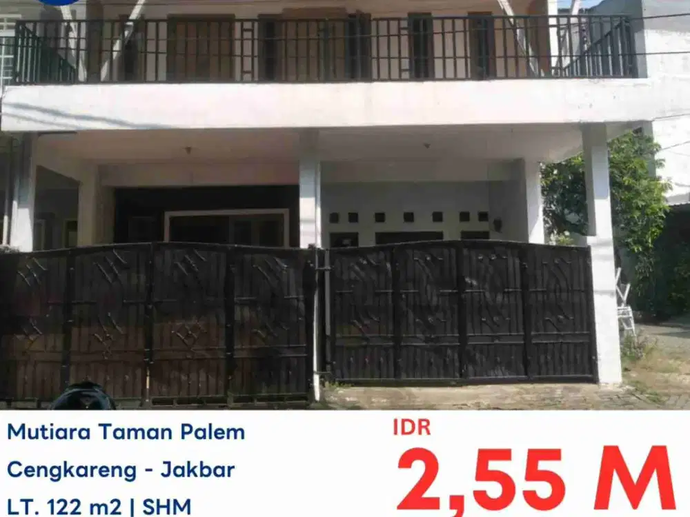 AJB RUMAH DI TAMAN MUTIAR PALEM CENGKARENG JAKARTA BARAT