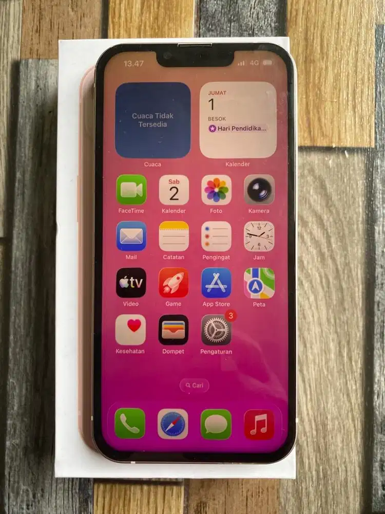 Iphone 13 256 inter indosat no minus