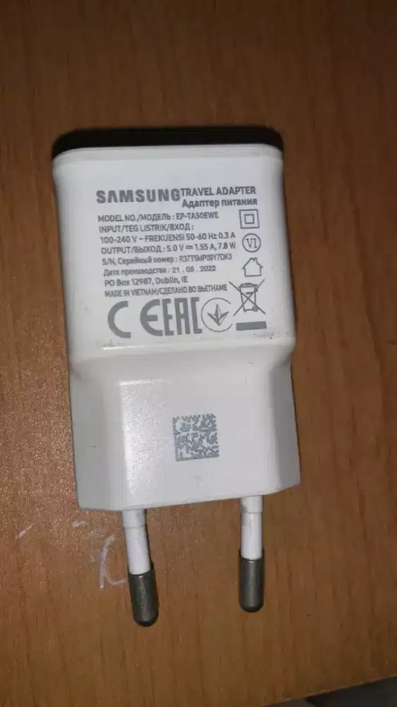 Kepala charger samsung original normal