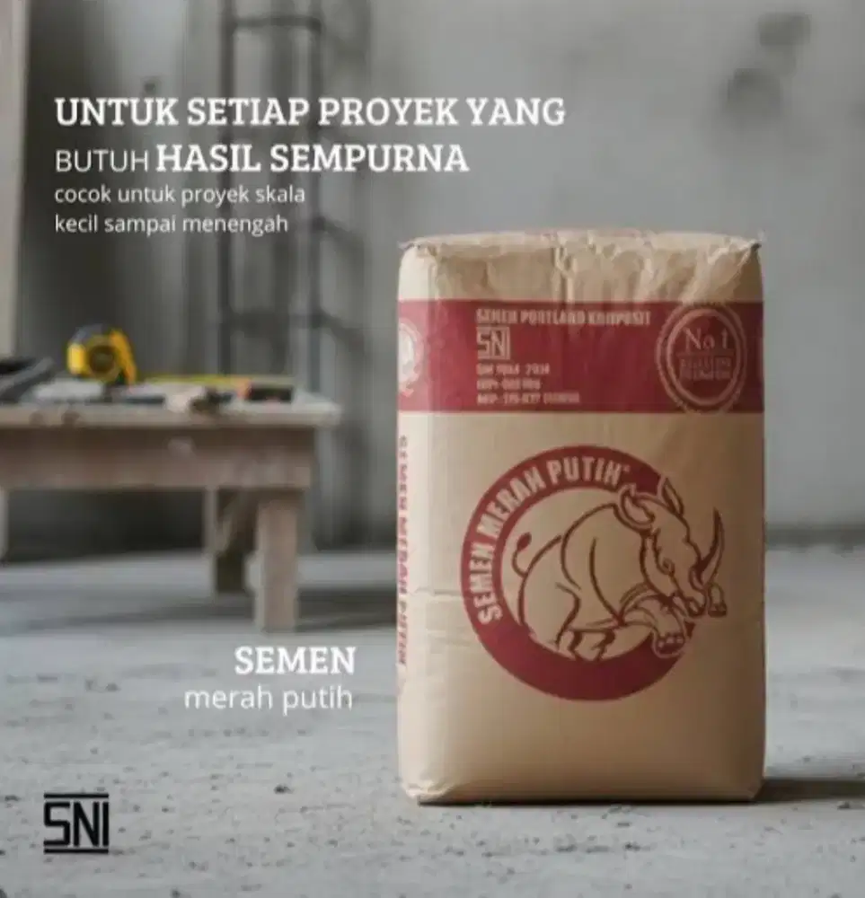 Jual semen merah putih 40kg dan 50kg