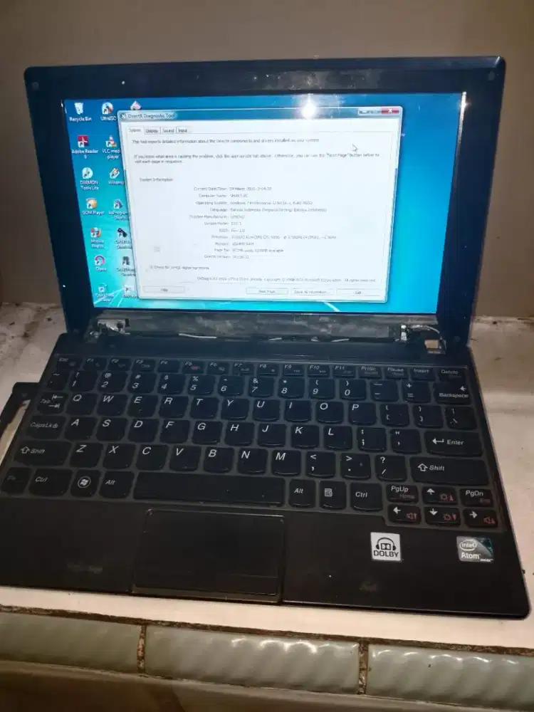 Jual Ideapad Lenovo S10-3 minus