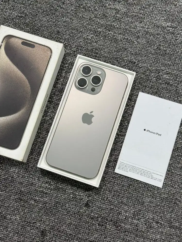 iphone 15 pro max 256gb ibox fullset original