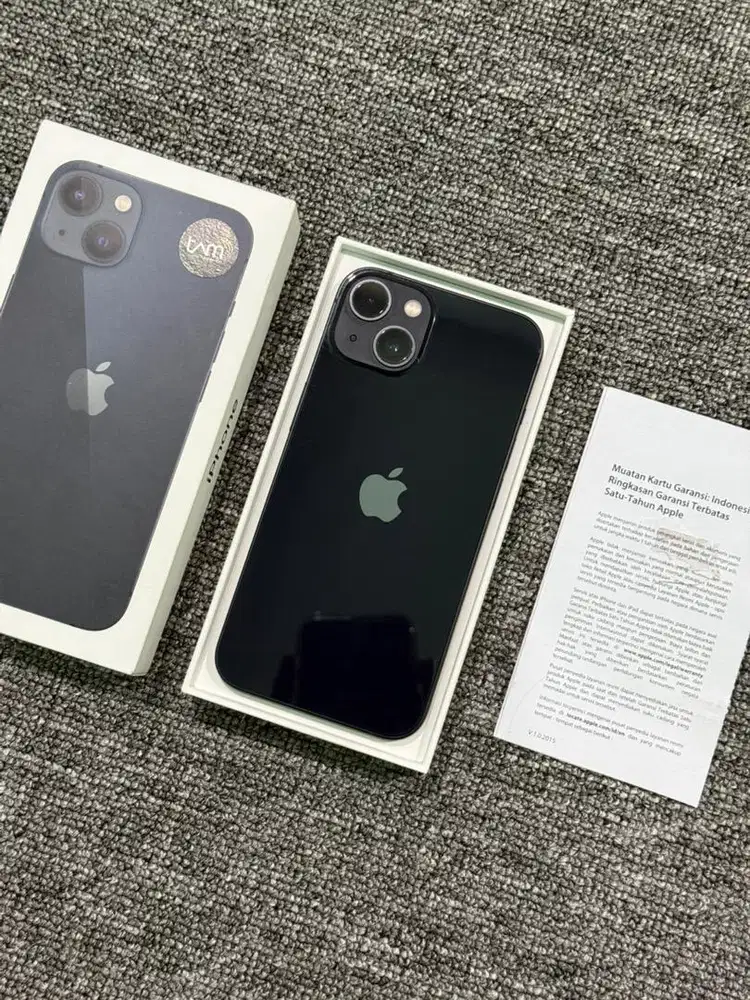 iphone 13 128gb ibox garansi on bh 98%