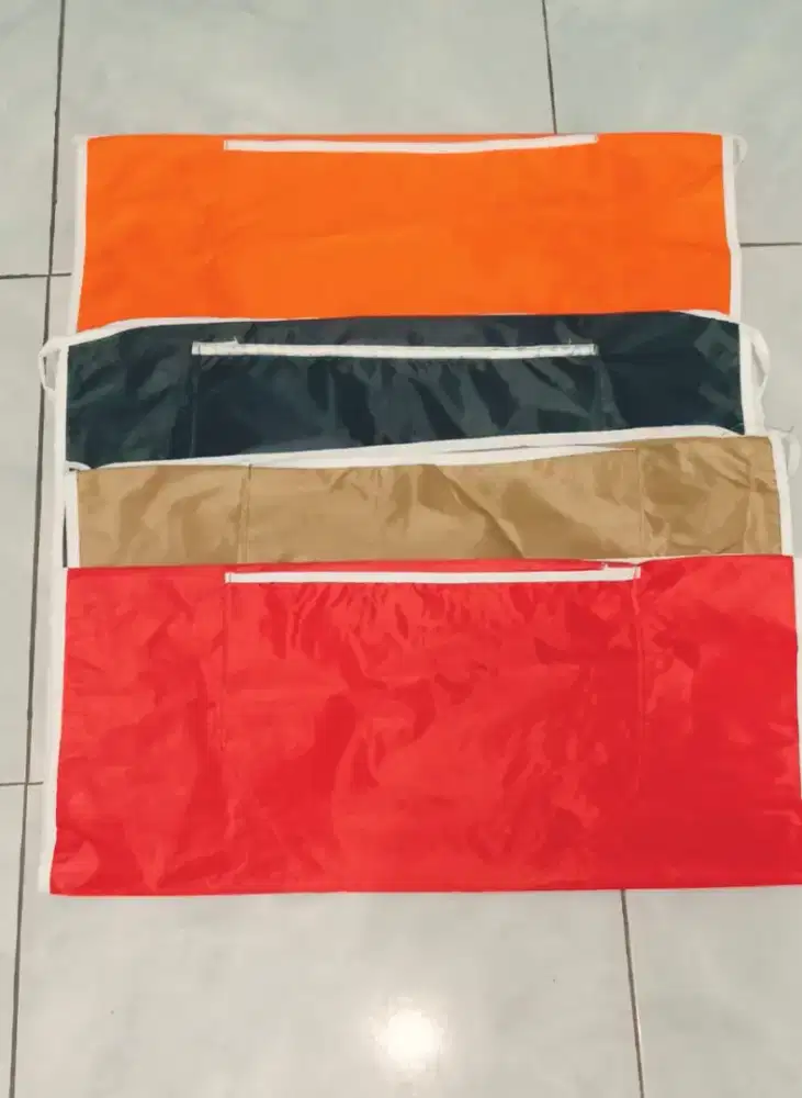 Menjual kain celemek eceran atau partai buat di jual lagi