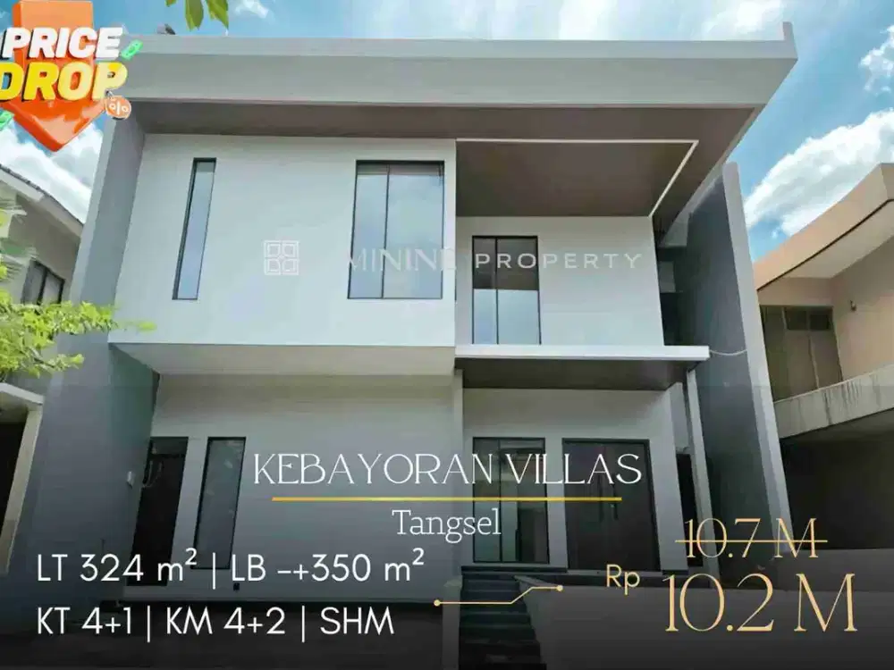 DIJUAL RUMAH BRAND NEW MINIMALIS DI KEBAYORAN VILLAS - PONDOK AREN, TANGSEL