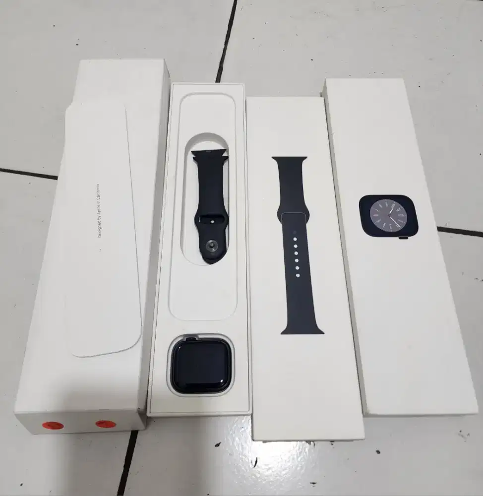 Ip wacth 8 41mm fullset ibok mulus no minus