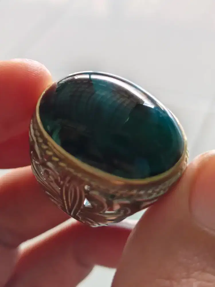 Natural Bacan Doko Totol Serat Halus Kristal Plong Ajiib HQ85 Dim 27