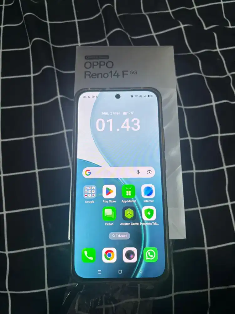 Dijual Oppo Reno 14F 5G fullset nego tipis