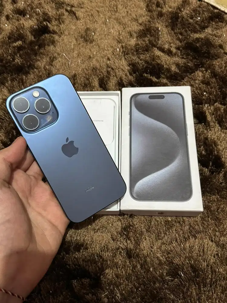 iphone 15 pro 128gb ibox mulus blue titanium