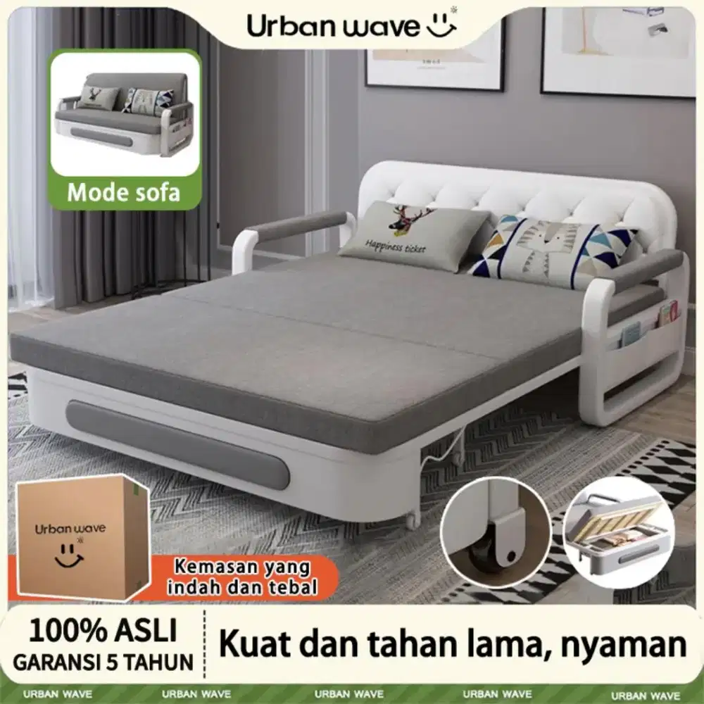 Urban wave Sofa Bed Multifungsi Modern Nyaman.