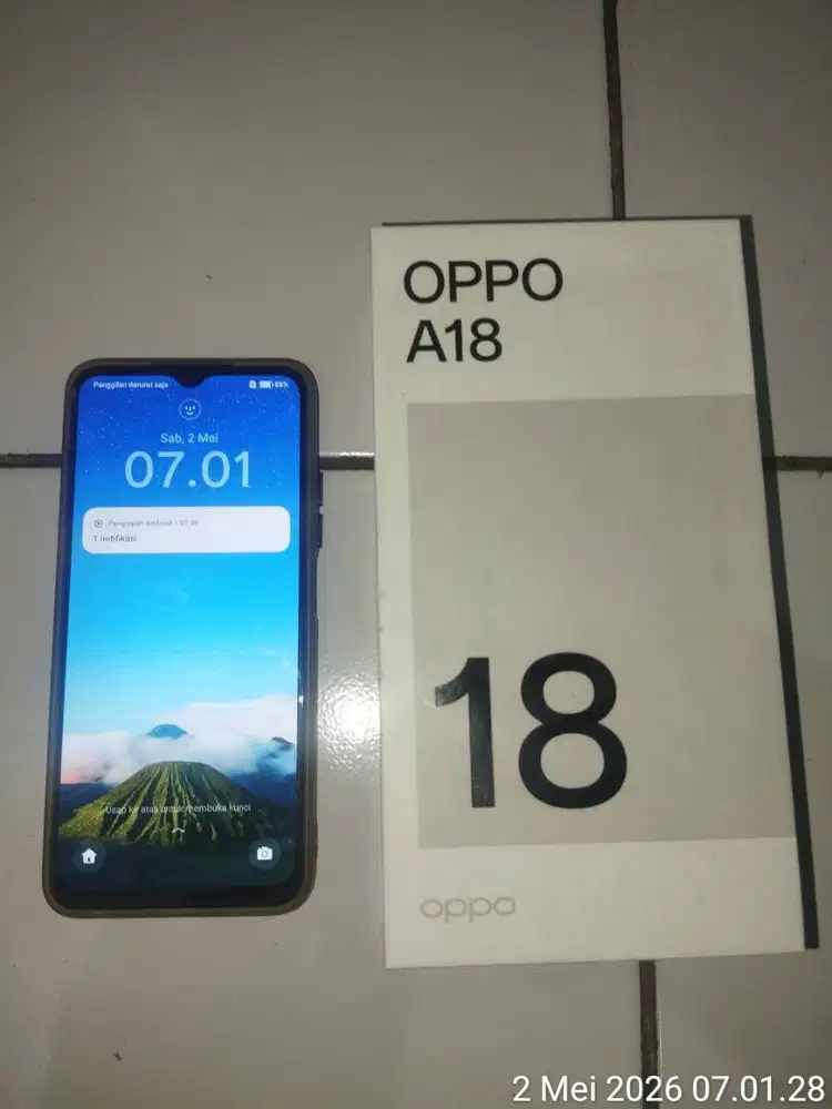Oppo a18 Ram4+4
