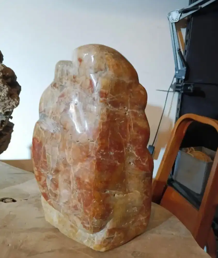 Batu Onyx Natural Besar 10kg – Dekorasi Premium Serat Alami Elegan
