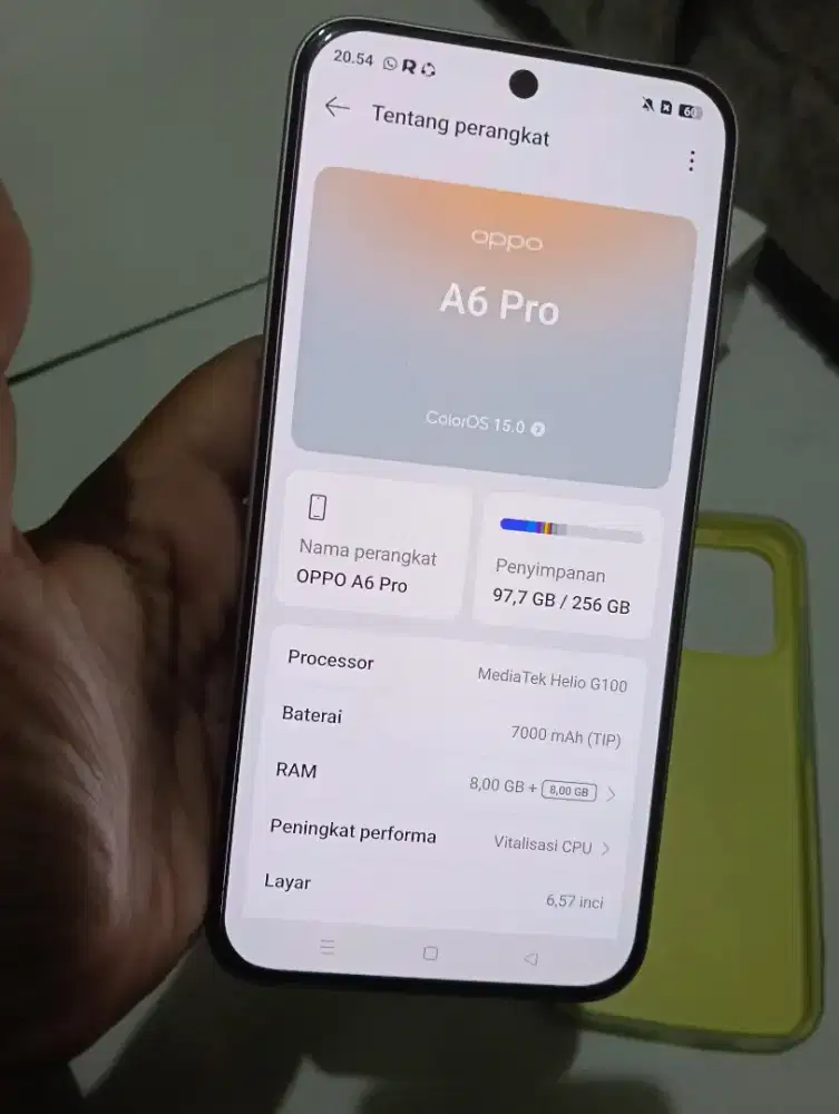 Oppo a6 pro 8/256 masih garansi
