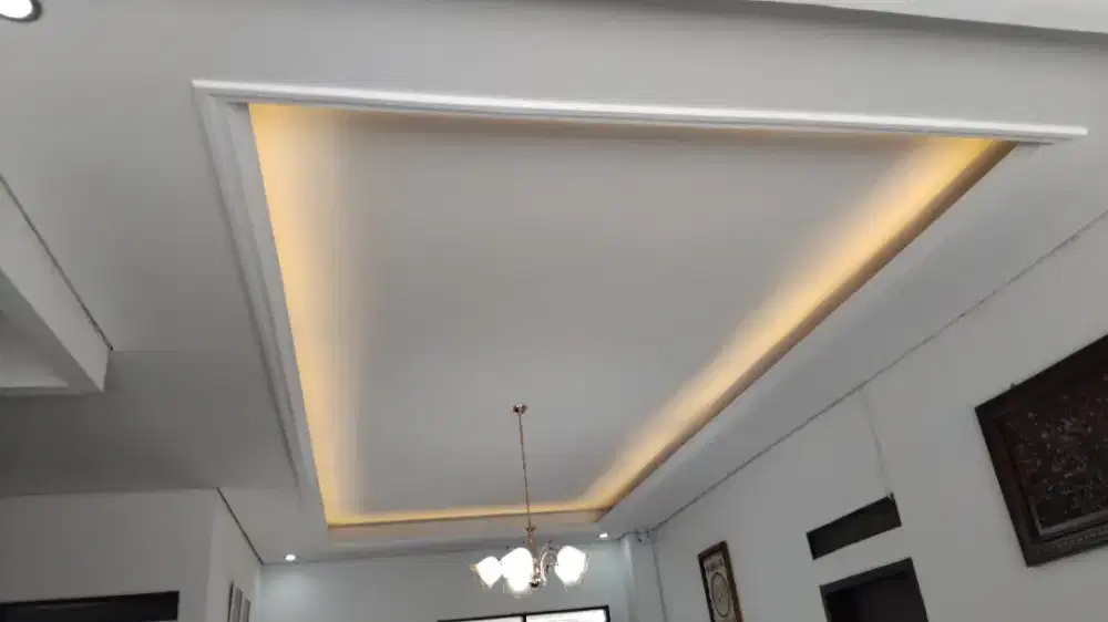 Jasa pasang plafon gypsum bandung partisi pvc grc tukang dan bahan