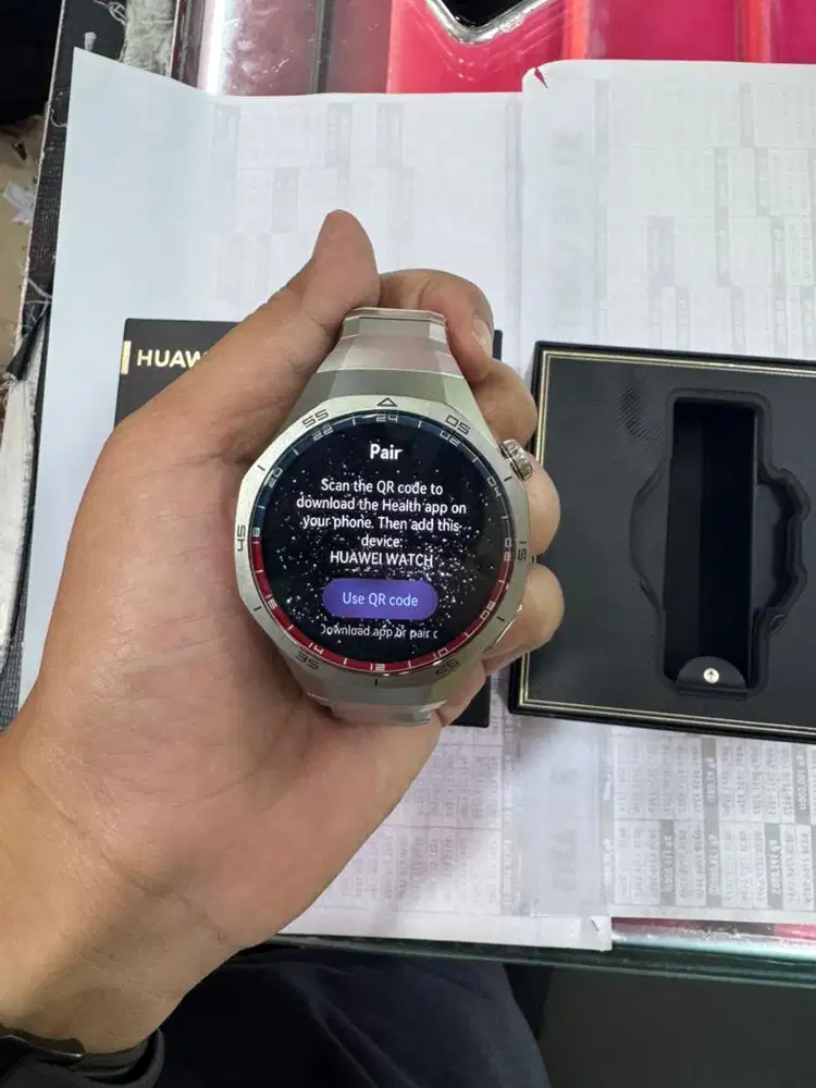 Huawei watch GT 5 pro titanium stainless second like new resmi
