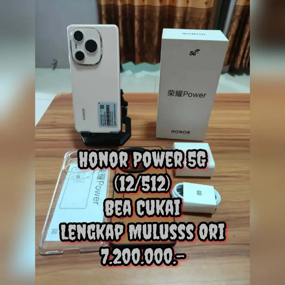 Honor Power (12/512) 5G Bea Cukai