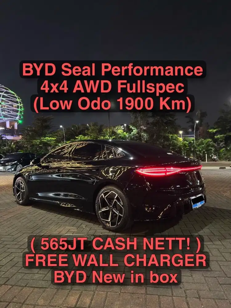 (CASH) BYD Seal PERFORMANCE 2024 Low Km