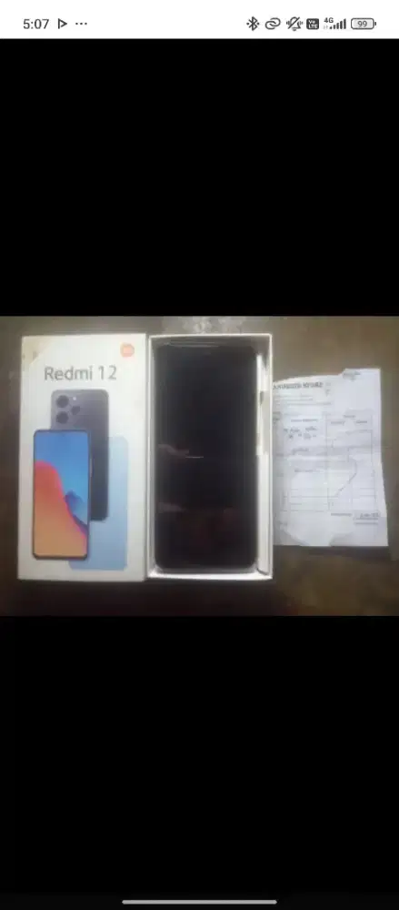 Di jual hp redmi 12 masih baru