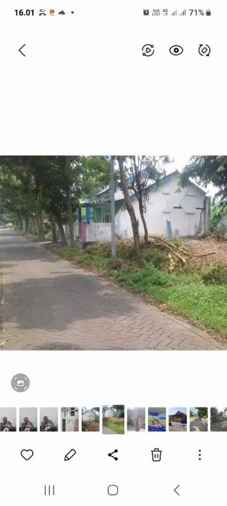 Tanah di jual SHM Luas 222 10mx22m