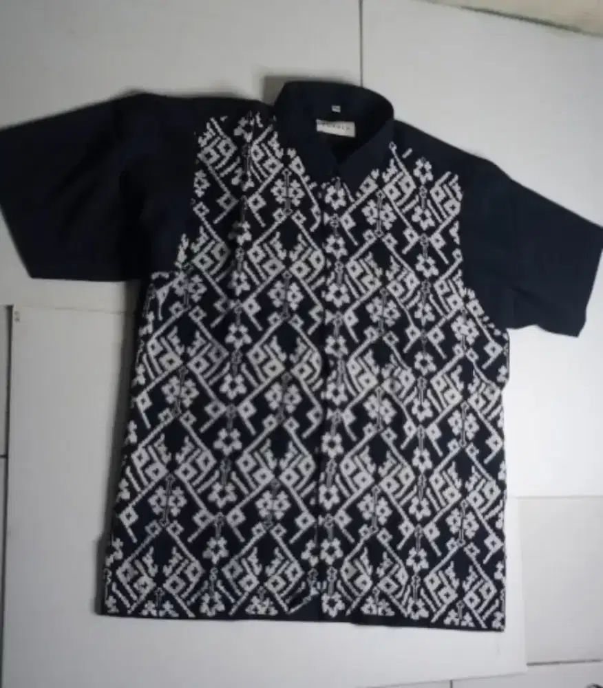 Batik bonolo hitam original size double XL