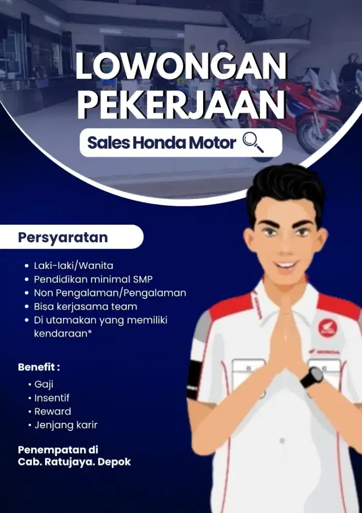 Lowongan Marketing Honda Motor