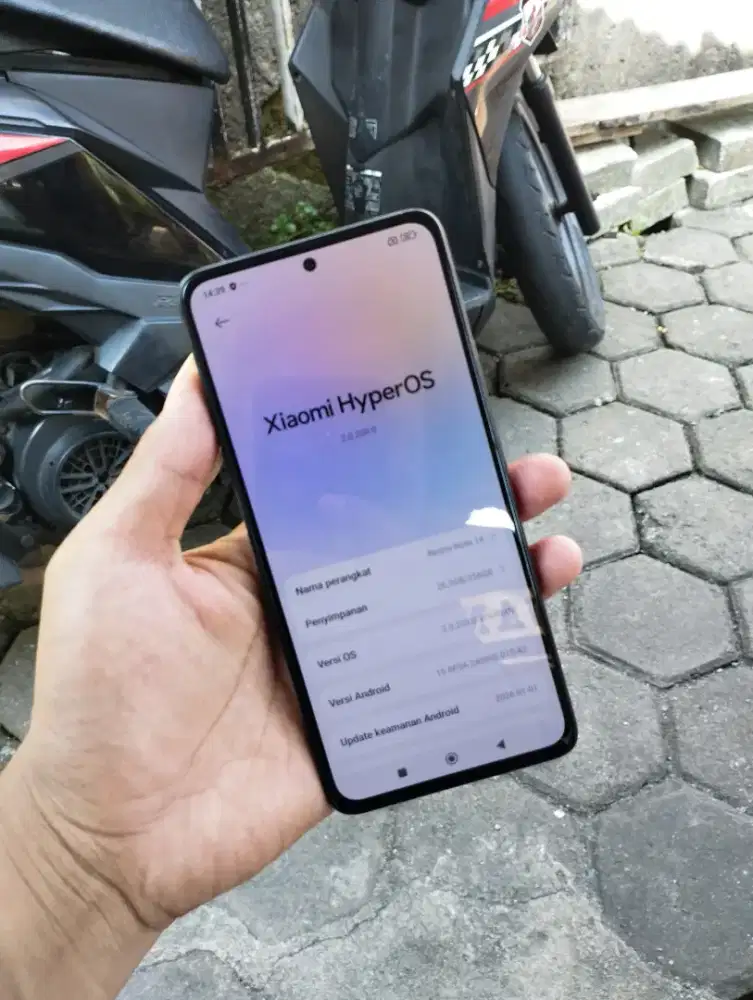 LENGKAP REDMI NOTE 14 8/256 SANGAT MULUSS DAN MEMPESONA