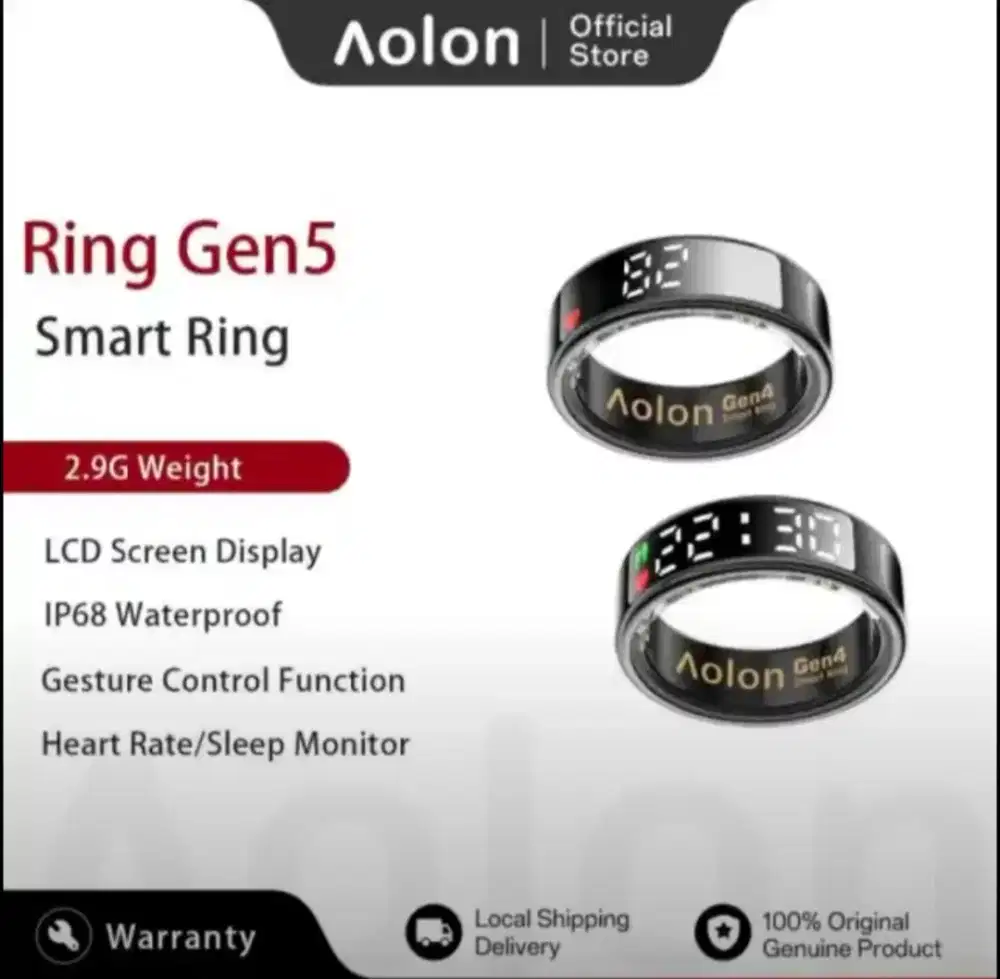 cincin aolon jam digital dan kesehatan