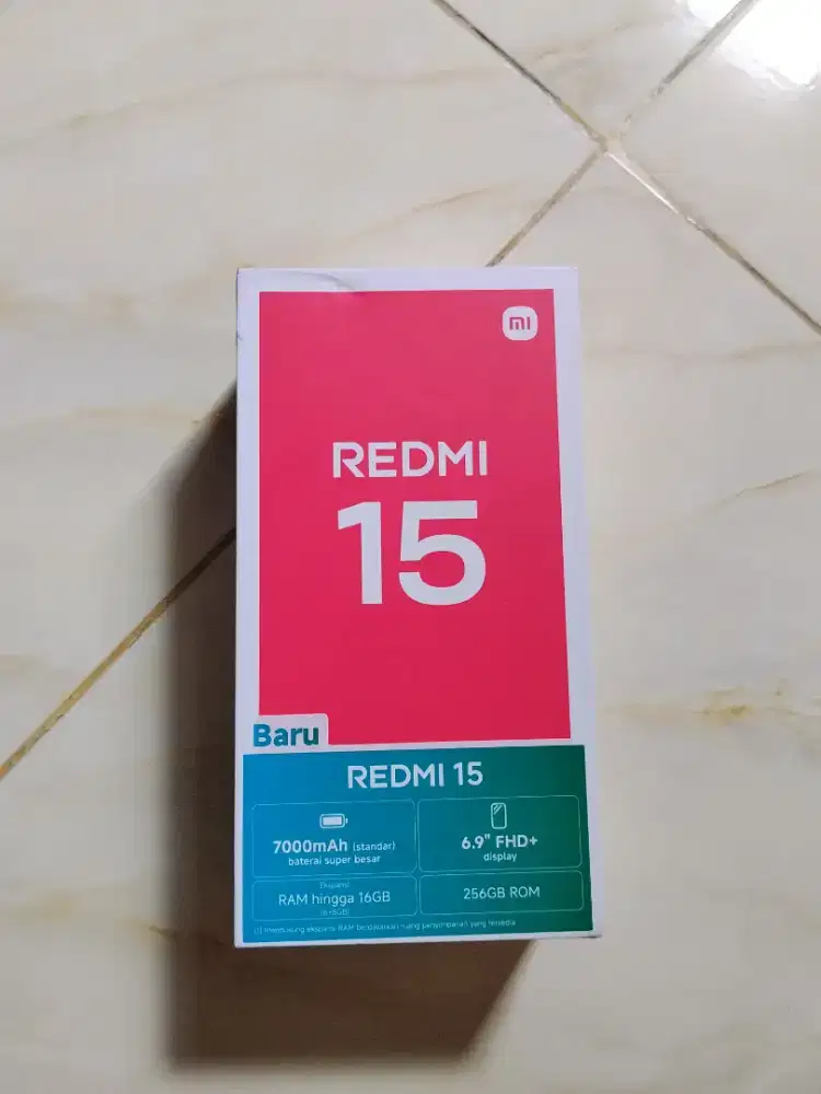 Redmi 15 ram 8+8/256