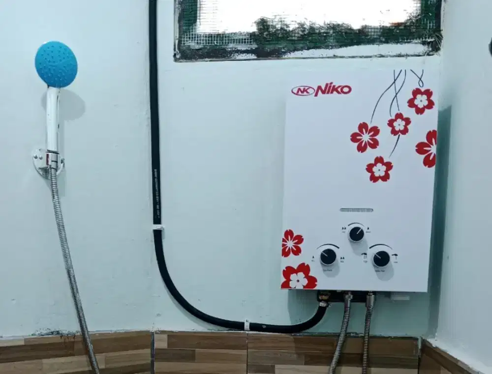 Water Heater Gas Niko ~ Komplit Pasang
