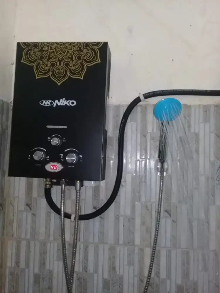 1th Garansi × Water Heater Gas Merk Niko