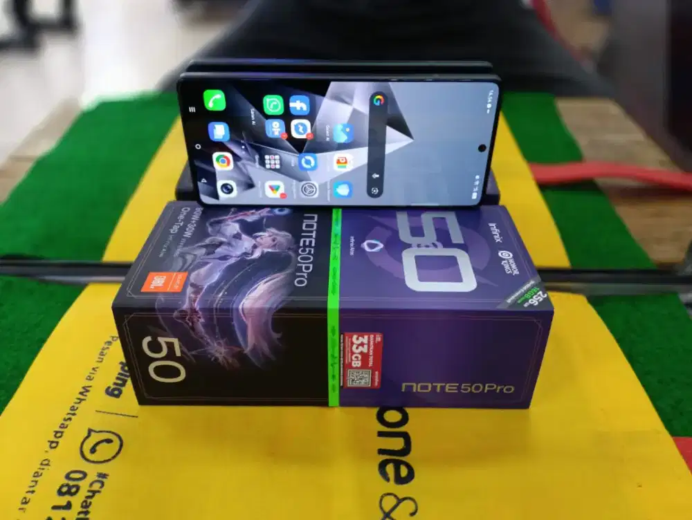 Infinix Note 50 Pro 8/256 Gb mulus tanpa minus lengkap original
