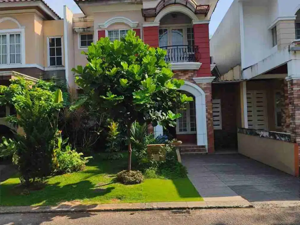 THE GREEN BSD RUMAH RAPI KONDISI STANDART HALAMAN BELAKANG LUAS