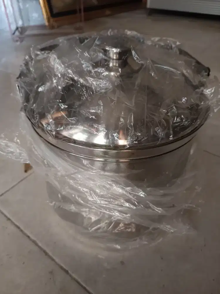 beli kompor dapet panci stainless steel