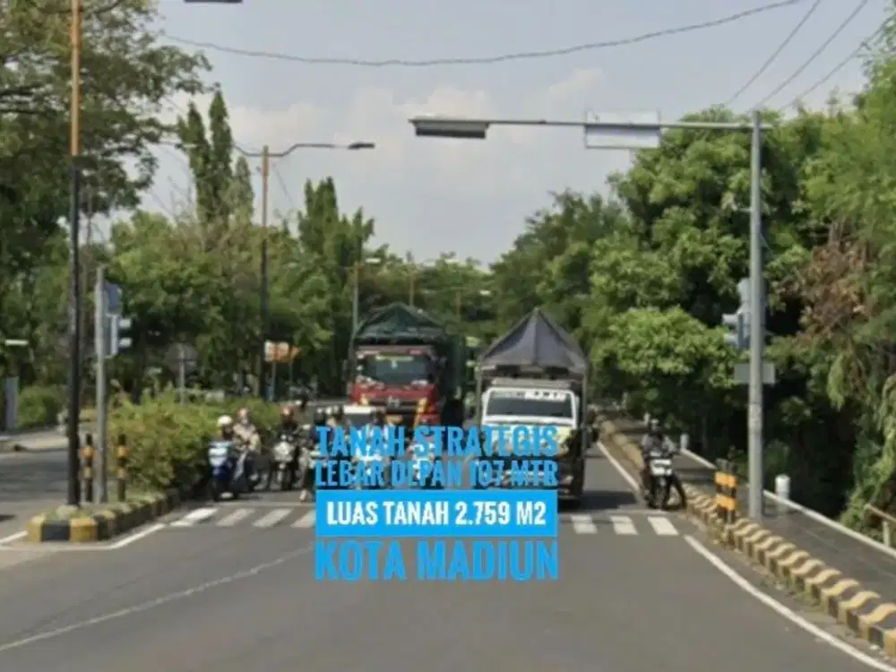 Ba// Tanah Pekarangan LD 107 mtr, Per3an Ringroad-Urip Sumoharjo KOTA MADIUN Istimewa