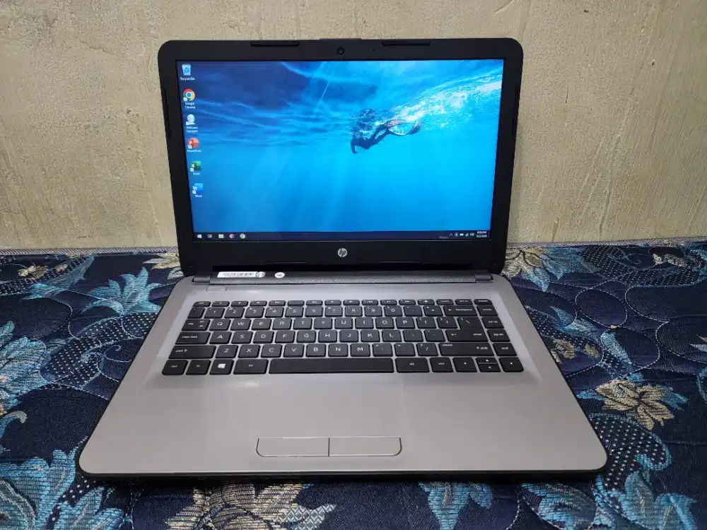 Laptop HP 14 Slim A6 Mulus Siap Pakai