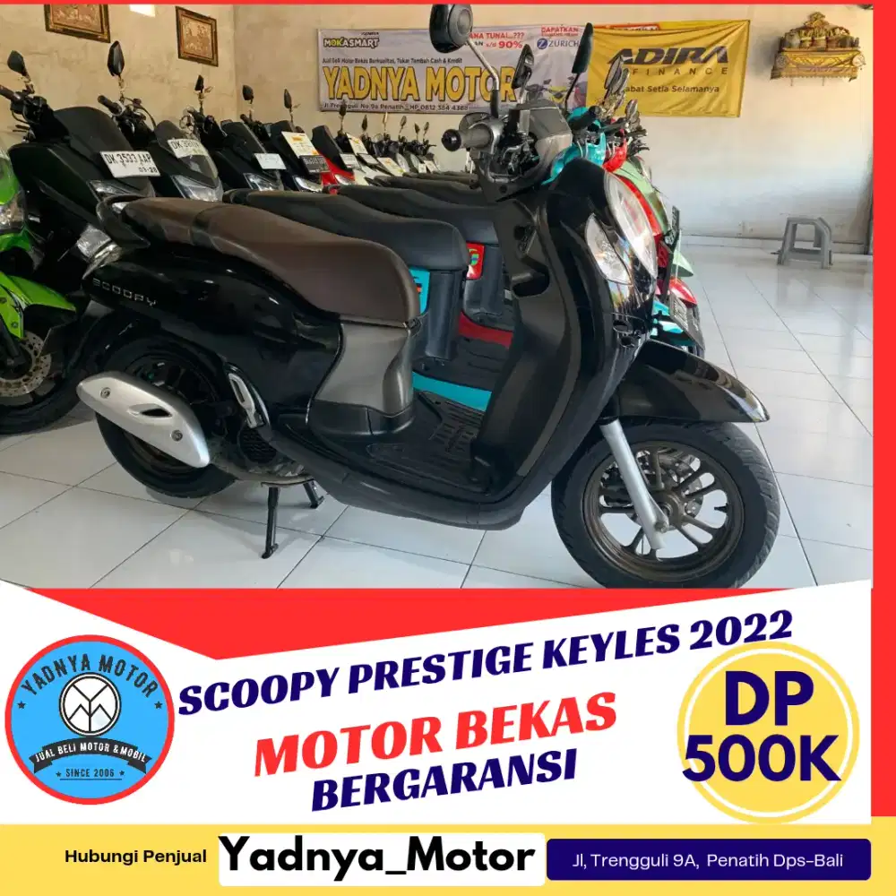 SCOOPY PRESTIGE KEYLES 2022/YADNYA MOTOR