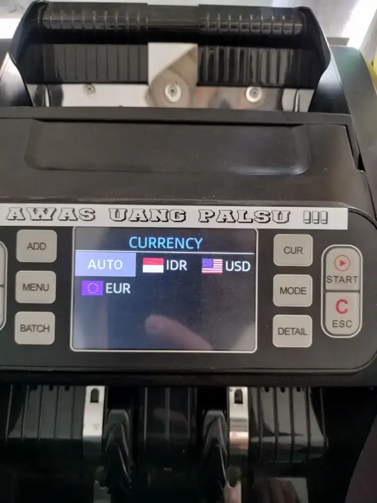 Alat penghitung uang cash tek st 7600