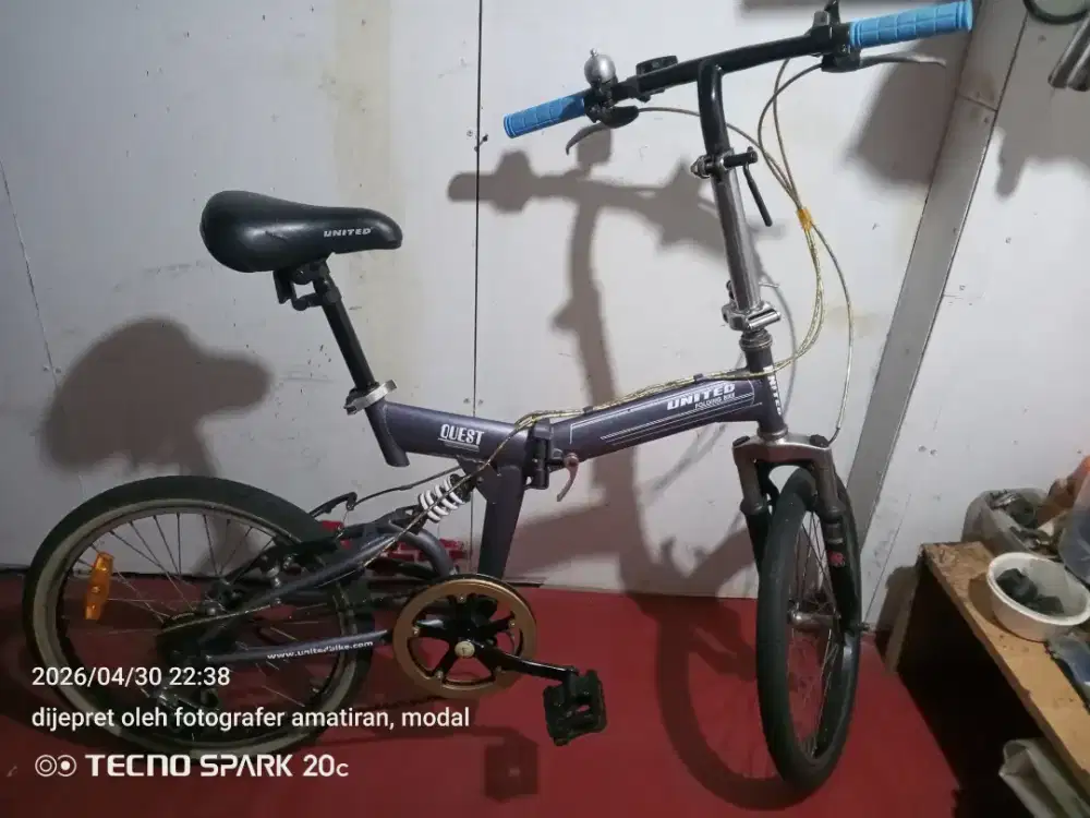 Sepeda lipat, united quest, 20 inch ada 3 unit
