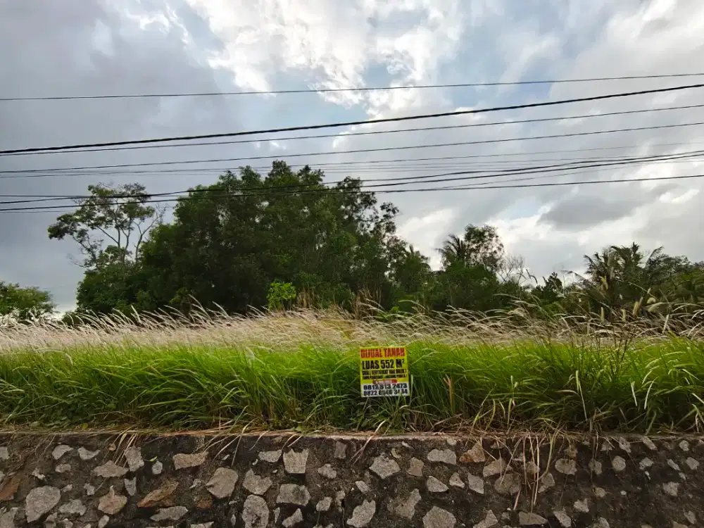 Jual Tanah Siap Bangun 552m² – Akses Jalan Bagus, Harga Terjangkau